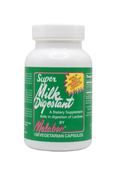 Malabar Super Milk Digestant Original Formula Double Strength 150 Capsules